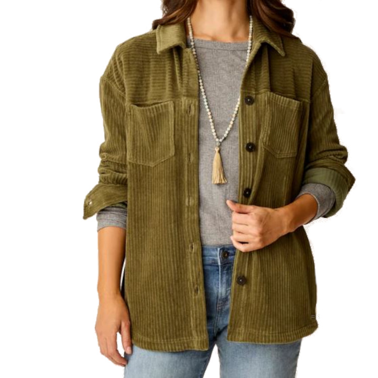 Carve Designs Hudson Stretch Cord Shacket - Women's - Image 7